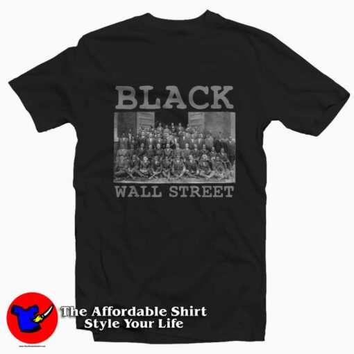 Black Wall Street Vintage Graphic T-Shirt On Sale