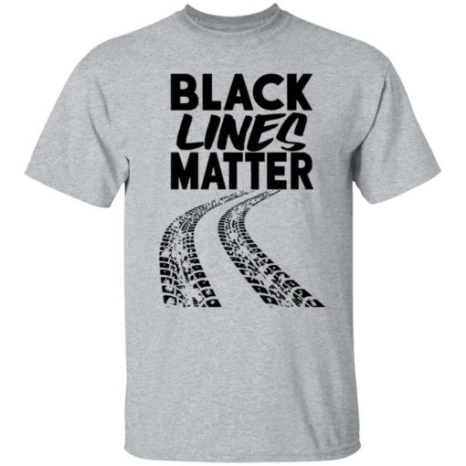 Black lines matter shirt