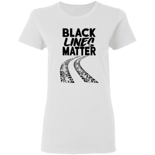 Black lines matter shirt