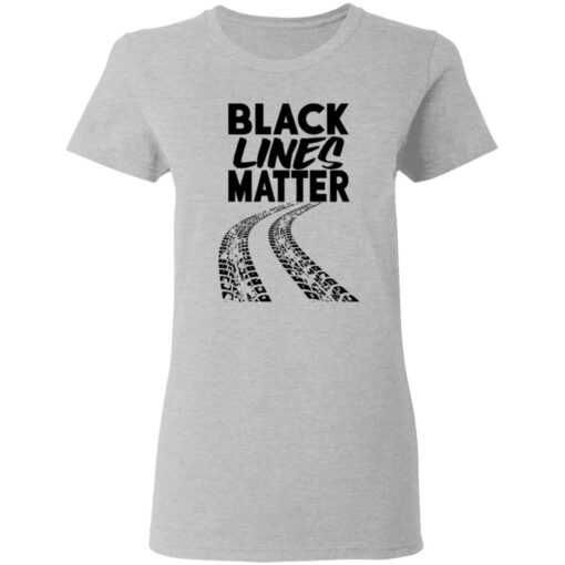 Black lines matter shirt