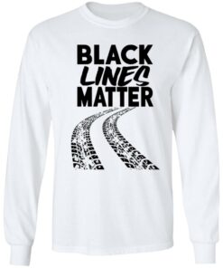 Black lines matter shirt 4