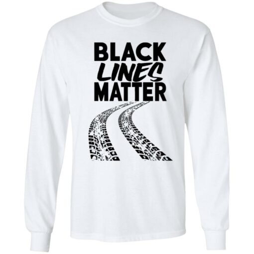 Black lines matter shirt