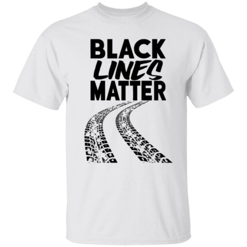 Black lines matter shirt