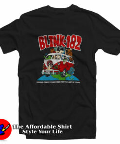 Blink-182 Crappy Punk Rock Graphic Unisex T-Shirt On Sale Blink-182 Crappy Punk Rock Graphic Unisex T-Shirt On Sale