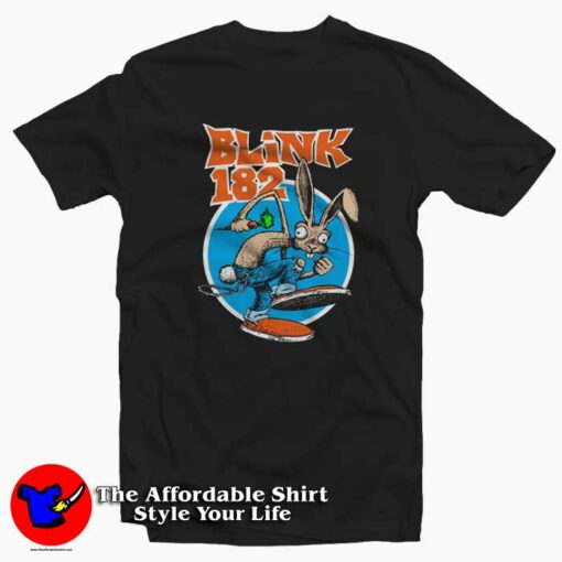 Blink-182 Pop Punk Bunny Graphic Unisex T-Shirt On Sale