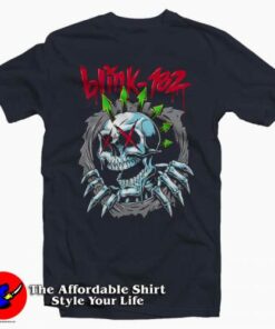 Blink 182 Ripper Navy Blue T Shirt For Men Or Women Blink 182 Ripper Navy Blue T Shirt For Men Or Women