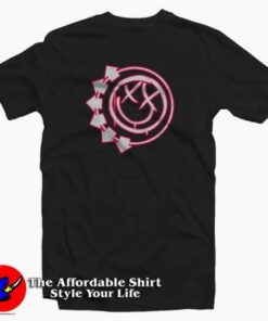 Blink 182 Six Arrow Smiley T Shirt For Men Or Women Blink 182 Six Arrow Smiley T Shirt For Men Or Women