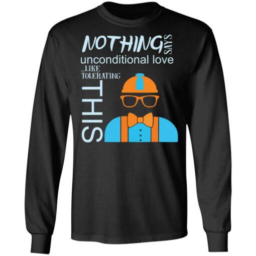 Blippis nothing says unconditional love like tolerating this shirt