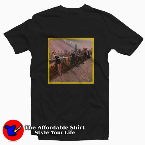 Blondie Autoamerican Album Cover Graphic T-Shirt On Sale