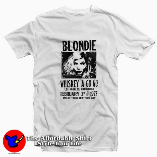 Blondie Debbie Harry Funny Cool Vintage T-shirt On Sale