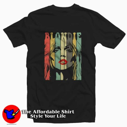 Blondie Rock Music Fan Retro Style T-Shirt On Sale