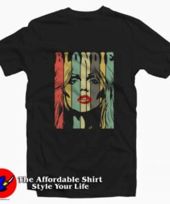 Blondie Rock Music Fan Retro Style T-Shirt On Sale