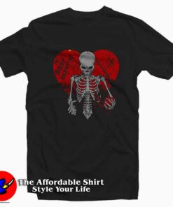 Bloody Valentine My Gothic Emo Goth Skull T-shirt On Sale Bloody Valentine My Gothic Emo Goth Skull T-shirt On Sale