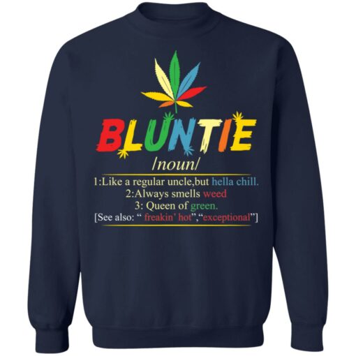 Bluntie noun 1 like a regular uncle but hella chill shirt