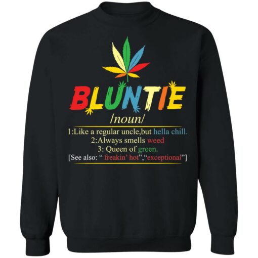 Bluntie noun 1 like a regular uncle but hella chill shirt