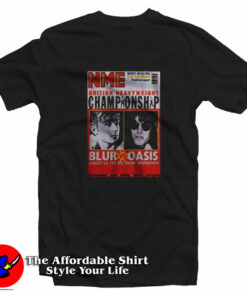 Blur Vs Oasis British Heavyweight Champioship T-Shirt On Sale Blur Vs Oasis British Heavyweight Champioship T-Shirt On Sale