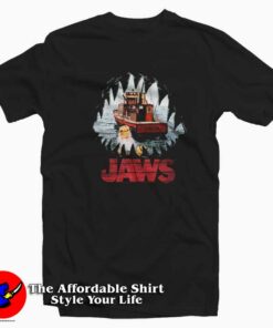 Boat Orca Ship Jaws Shark Teeth Mouth POV T-shirt On Sale Boat Orca Ship Jaws Shark Teeth Mouth POV T-shirt On Sale