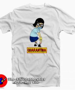 Bob’s Burgers Tina Belcher Mask Quarantina T Shirt Cheap 1 Bob's Burgers Tina Belcher Mask Quarantina T Shirt Cheap 2