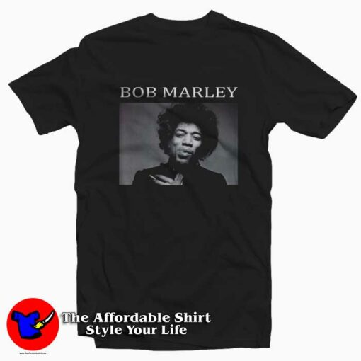 Bob Marley Jimi Hendrix Parody Classic T-shirt On Sale