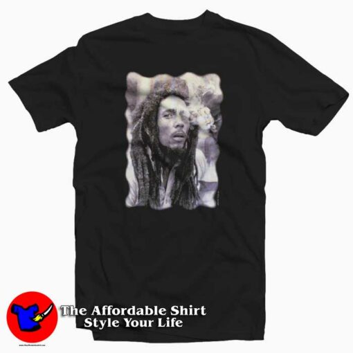 Bob Marley Sun Island Smoking T-Shirt