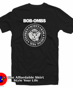 Bob Ombs Scott Kim Young Neil T-Shirt Bob Ombs Scott Kim Young Neil T-Shirt