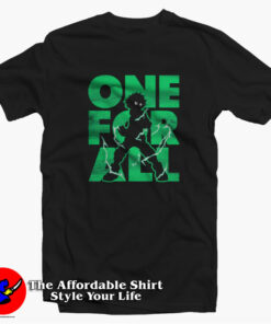 Boku No Hero My Hero Academia One For All T-shirt On Sale Boku No Hero My Hero Academia One For All T-shirt On Sale