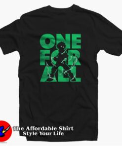 Boku No Hero My Hero Academia One For All T-shirt On Sale Boku No Hero My Hero Academia One For All T-shirt On Sale