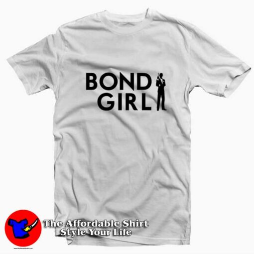 Bond Girl British Spy Film Graphic Unisex T-shirt On Sale