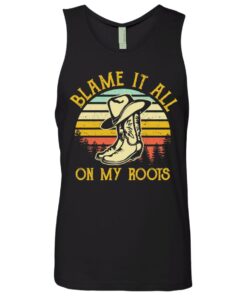 Boots blame it all on my roots vintage shirt 11