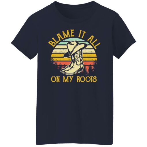 Boots blame it all on my roots vintage shirt