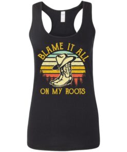 Boots blame it all on my roots vintage shirt 9
