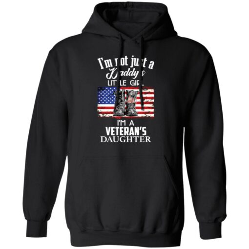 Boots i’m not just a daddy’s little girl i’m a veteran’s daughter shirt