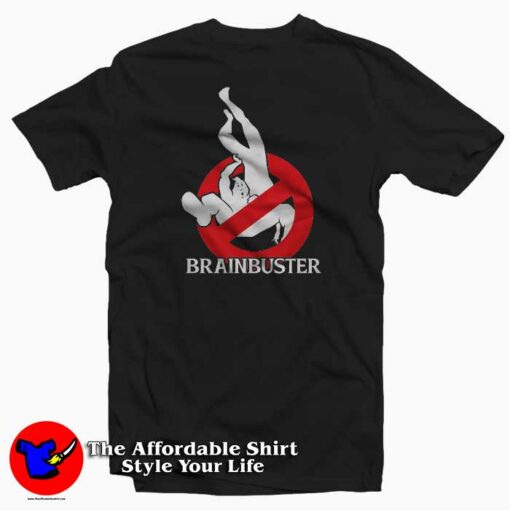 Brainbusters Funny Parody Ghostbuster T-shirt On Sale