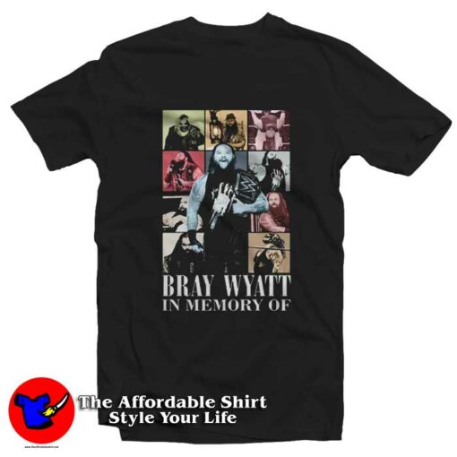 Bray Wyatt In Memory Eras Tour Graphic T-shirt On Sale