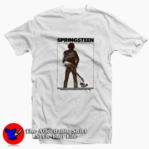 Bruce Springsteen 1975 Bottom Line Concert T-shirt On Sale