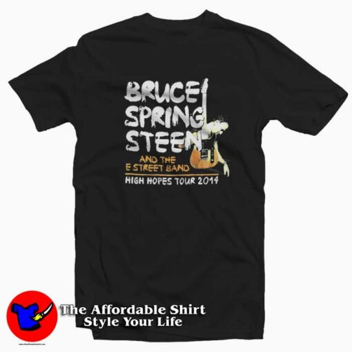 Bruce Springsteen High Hopes Tour Concert T-shirt On Sale