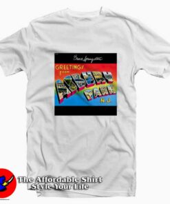 Bruce Springsteen Park Nj Album Cover T-shirt On Sale