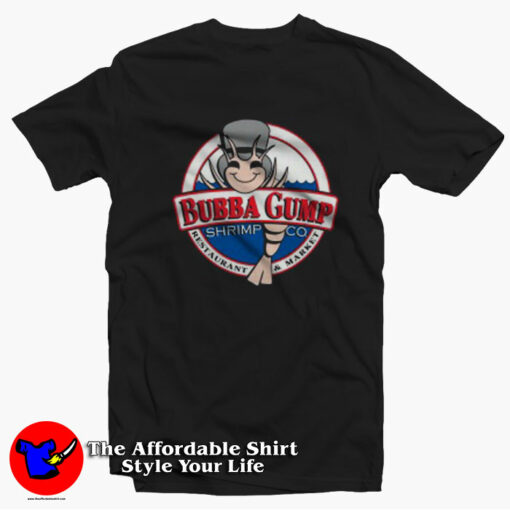 Bubba Gump Shrimp Co Forest Gump Movie T-shirt On Sale