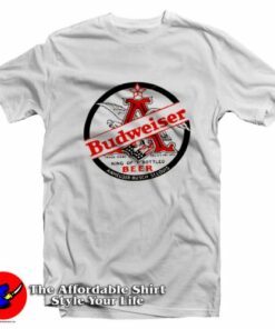Budweiser King of Bottled Beer Vintage T-Shirt On Sale