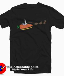 Bunny Sleigh Ride T-Shirt Gift For Easter Bunny Sleigh Ride T-Shirt Gift For Easter