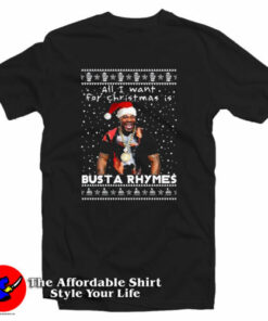 Busta Rhymes Rapper Ugly Christmas T-Shirt Busta Rhymes Rapper Ugly Christmas T-Shirt