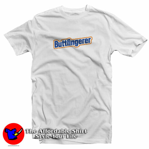 Buttfingerer Funny Candy Bar Parody T-Shirt