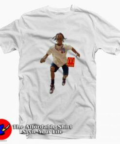 Cactus Jack Action Figure Travis Scott x MCD’s T-shirt Cheap On Sale