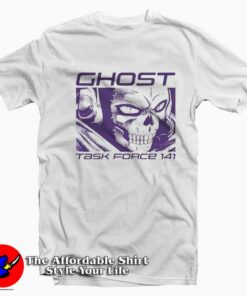 Call Of Duty Sand Anime Ghost Graphic T Shirt On Sale 1