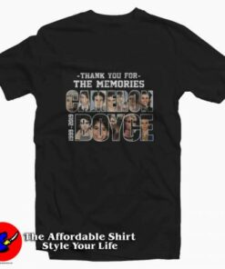 Cameron Boyce Thank You for The Memories T-shirt On Sale 1 Cameron Boyce Thank You for The Memories T shirt On Sale 2