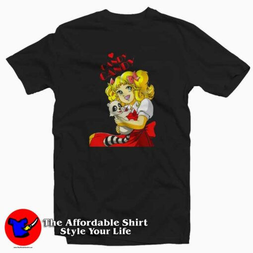 Candy Girl Love Comics Art Cartoon T-Shirt On Sale