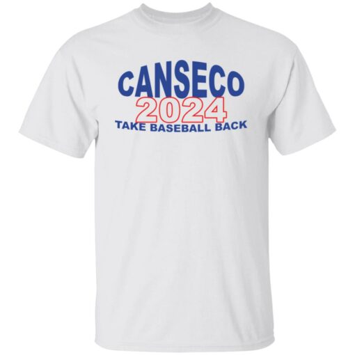 Canseco 2024 take baseball back shirt