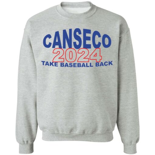 Canseco 2024 take baseball back shirt