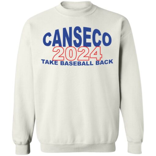 Canseco 2024 take baseball back shirt