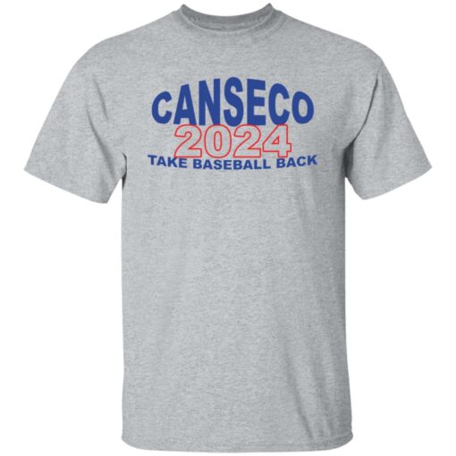 Canseco 2024 take baseball back shirt